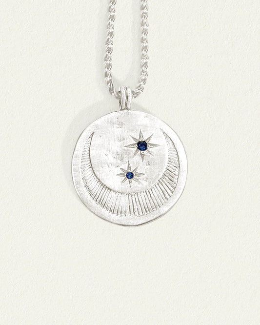 Temple Of The Sun - Celeste Necklace - Silver