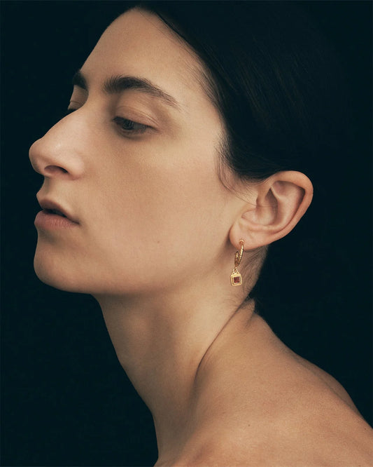 Temple Of The Sun - Cilla Earrings - Gold