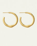Temple Of The Sun - Circe Hoop Medium - Gold