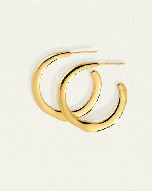 Temple Of The Sun - Circe Hoop Medium - Gold