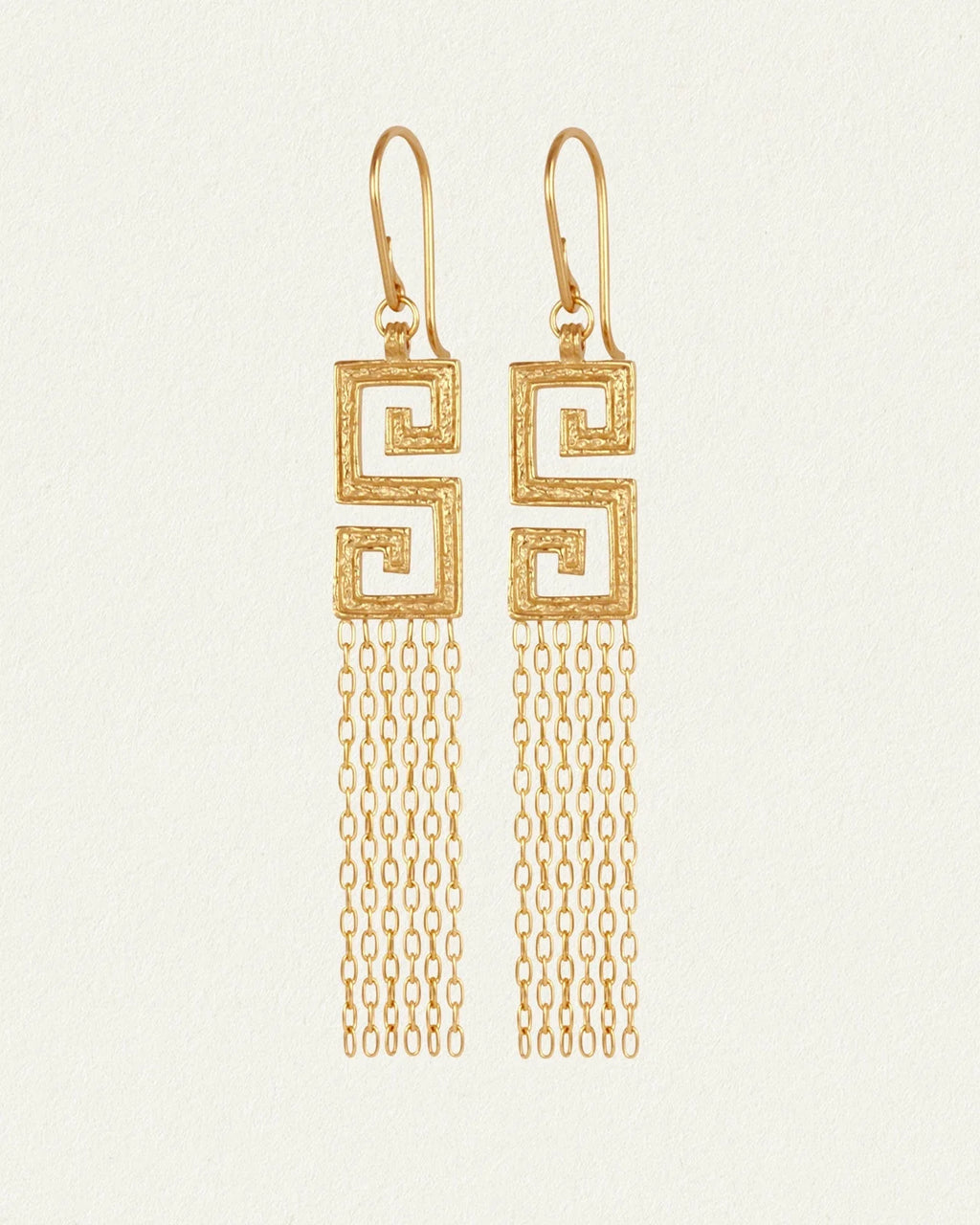 Temple Of The Sun - Delphi Earrings - Gold