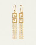 Temple Of The Sun - Delphi Earrings - Gold