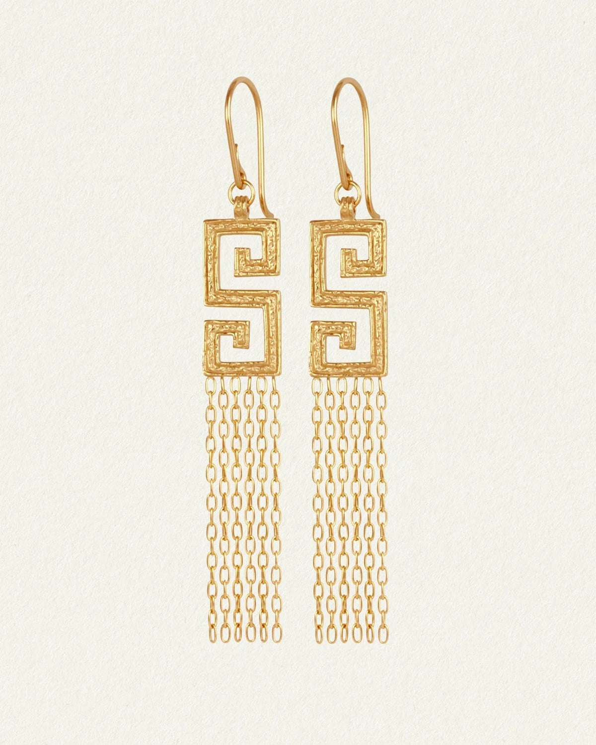 Temple Of The Sun - Delphi Earrings - Gold