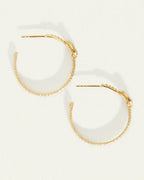 Temple Of The Sun - Gigi Hoop Earrings - Gold