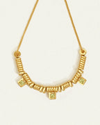 Temple of the Sun - Hebe Necklace Peridot - Gold