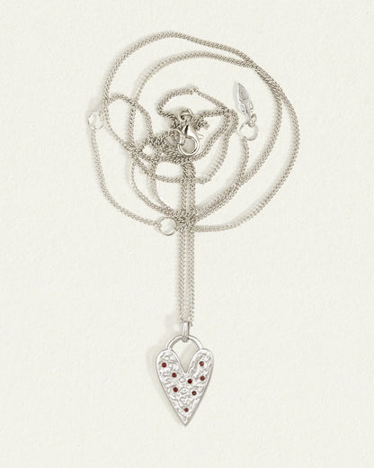 Temple Of The Sun - Lover Necklace - Silver