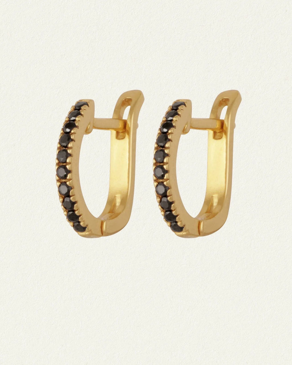 Temple Of The Sun - Lyre Earrings - Spinel / Gold