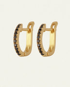 Temple Of The Sun - Lyre Earrings - Spinel / Gold