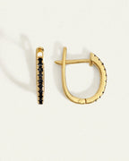 Temple Of The Sun - Lyre Earrings - Spinel / Gold