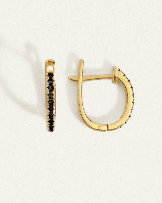 Temple Of The Sun - Lyre Earrings - Spinel / Gold