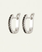 Temple Of The Sun - Lyre Earrings - Spinel / Silver