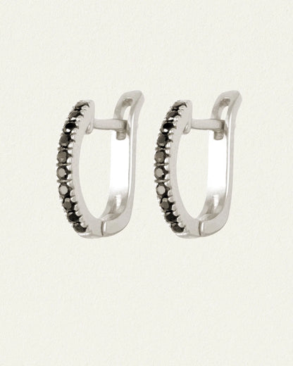 Temple Of The Sun - Lyre Earrings - Spinel / Silver