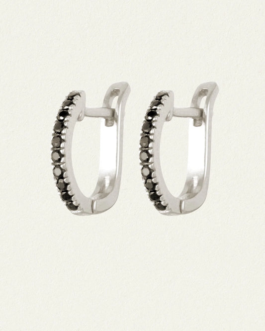 Temple Of The Sun - Lyre Earrings - Spinel / Silver