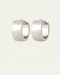 Temple Of The Sun - Nyla Hoops Silver