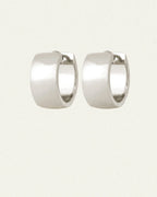Temple Of The Sun - Nyla Hoops Silver