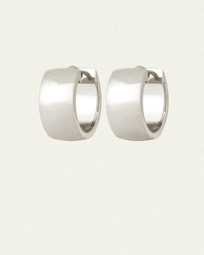 Temple Of The Sun - Nyla Hoops Silver