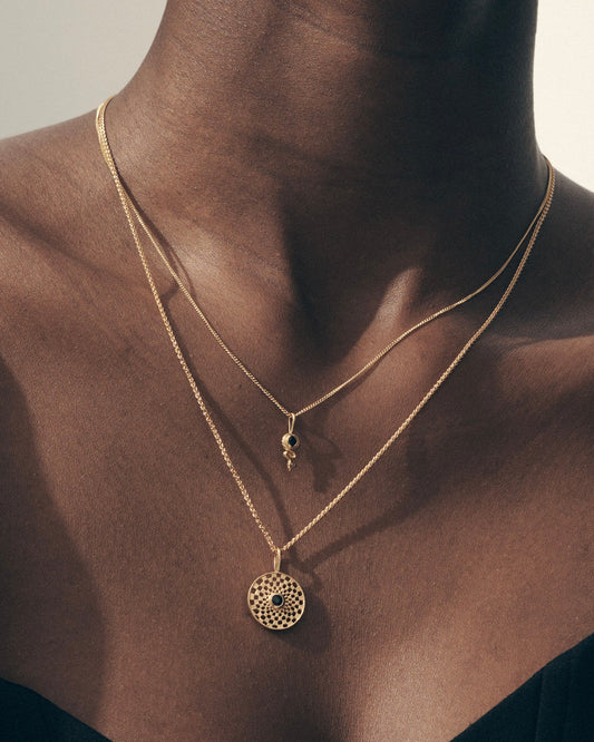 Temple Of The Sun - Oracle Necklace - Gold