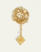 Temple Of The Sun - Petra Coin Necklace - Gold