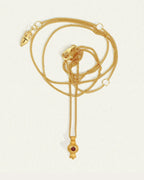 Temple Of The Sun - Pomegranate Necklace - Gold