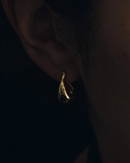 Temple Of The Sun - Poppy Earrings - Gold