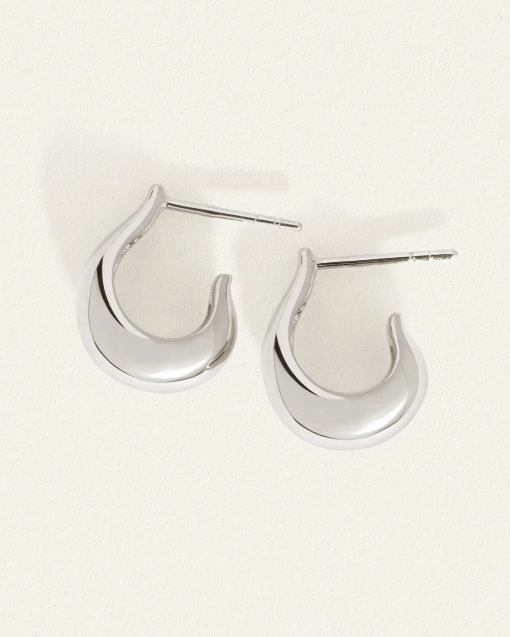 Temple Of The Sun - Poppy Earrings - Silver