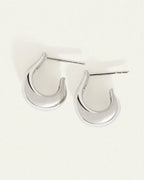 Temple Of The Sun - Poppy Earrings - Silver