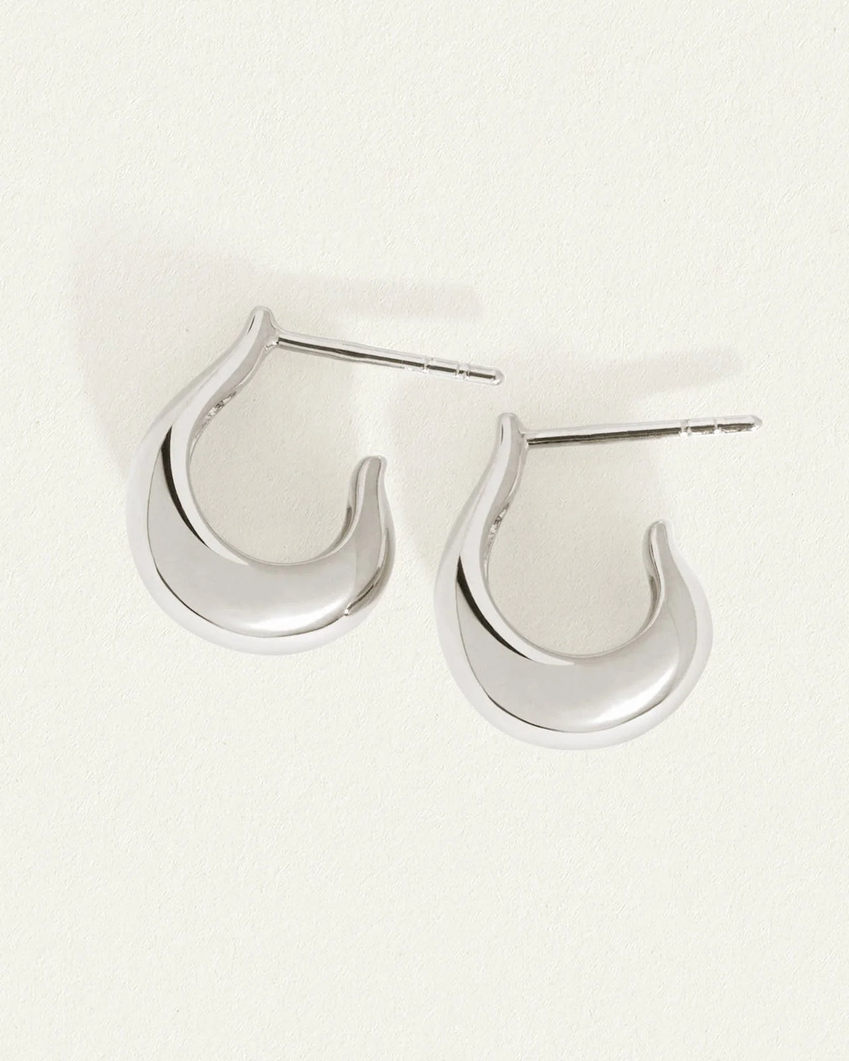 Temple Of The Sun - Poppy Earrings - Silver