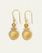 Temple Of The Sun - Solar Earrings - Gold