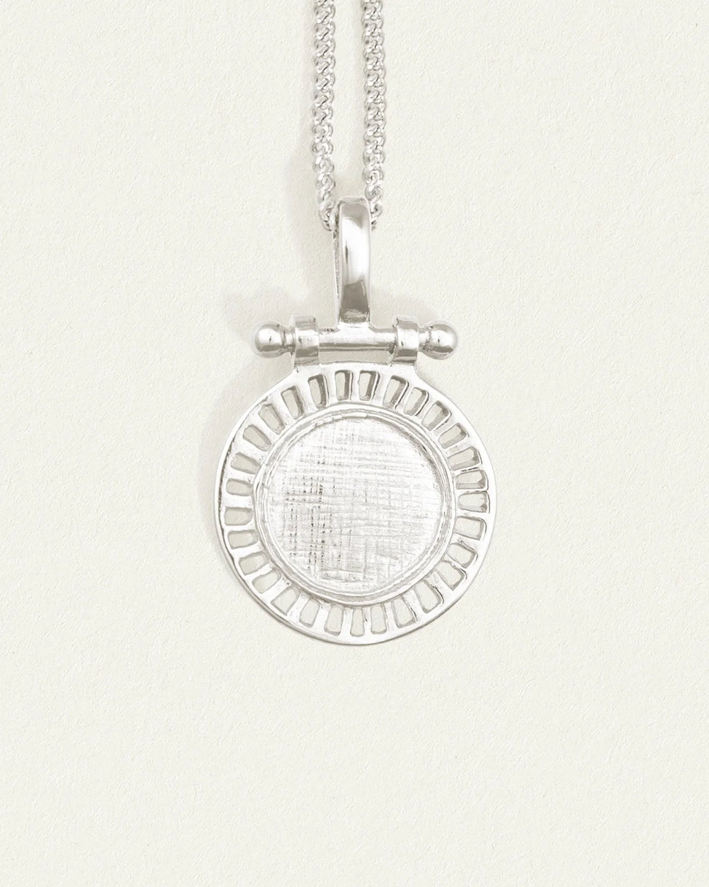 Temple Of The Sun - Solar Necklace - Silver