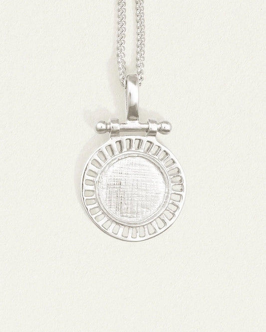 Temple Of The Sun - Solar Necklace - Silver