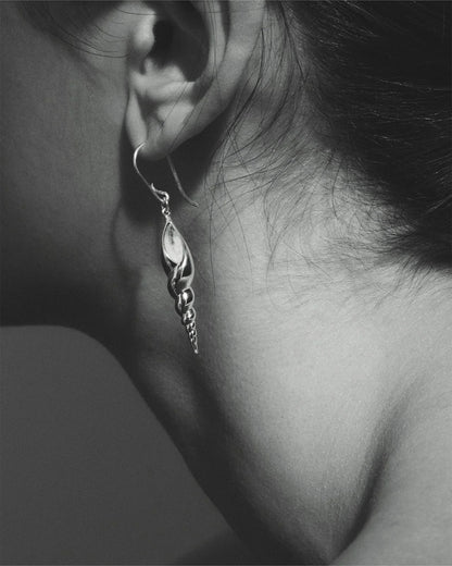 Temple of the Sun - Spire Earrings - Silver