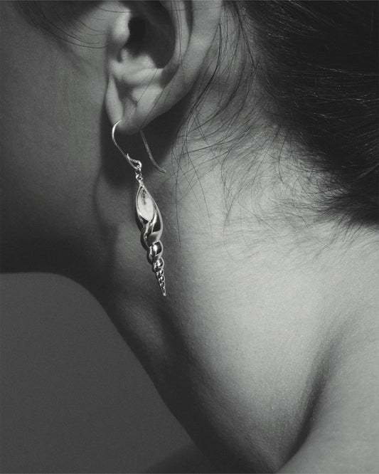 Temple of the Sun - Spire Earrings - Silver