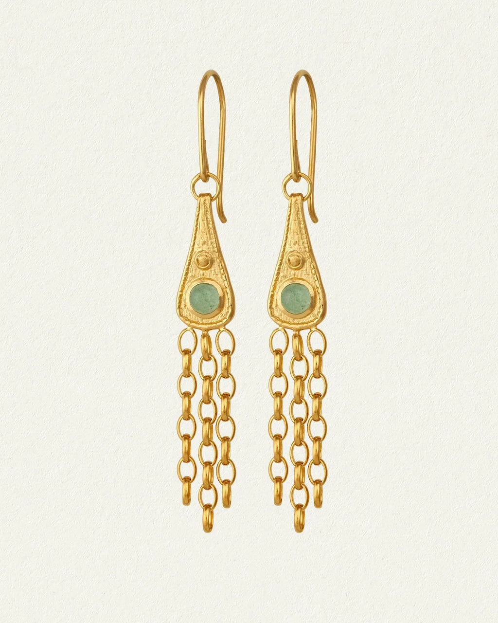 Temple Of The Sun - Talis Earrings Gold