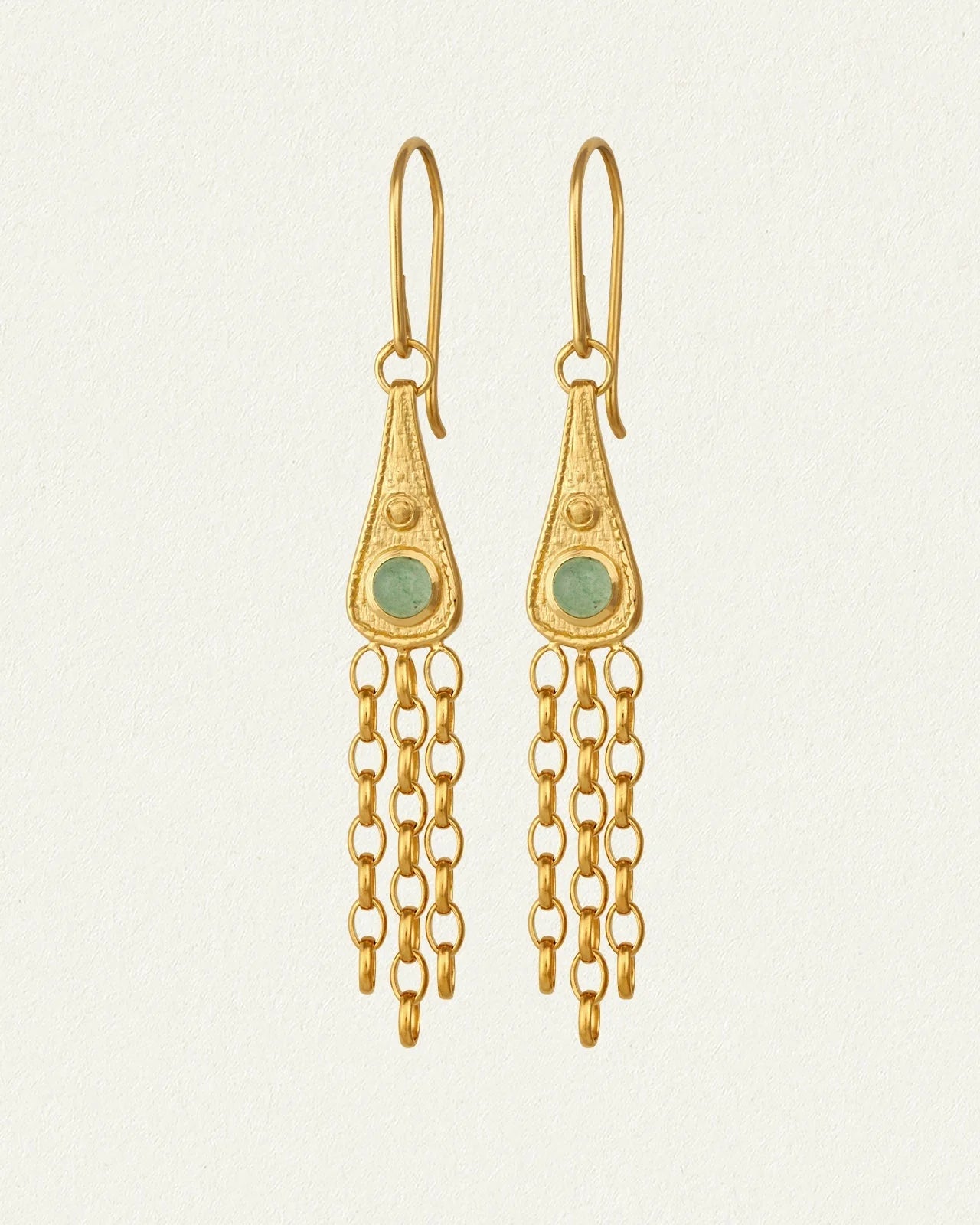 Temple Of The Sun - Talis Earrings Gold