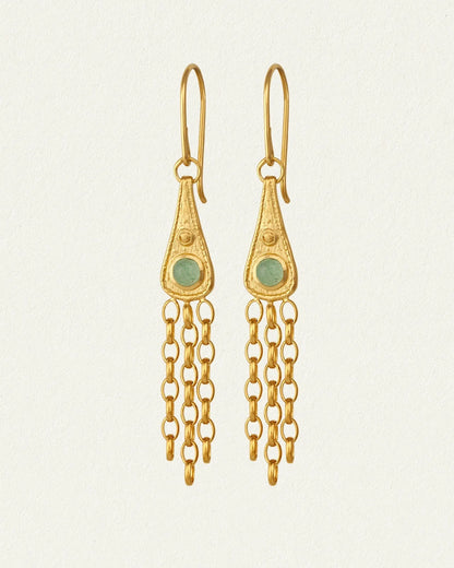 Temple Of The Sun - Talis Earrings Gold