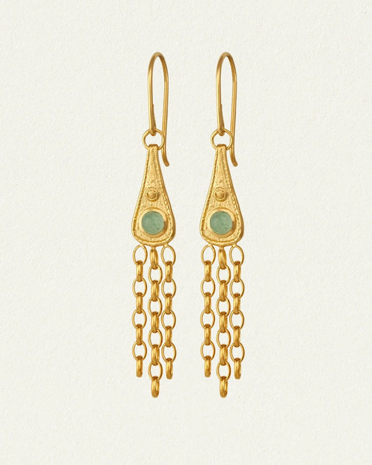 Temple Of The Sun - Talis Earrings Gold