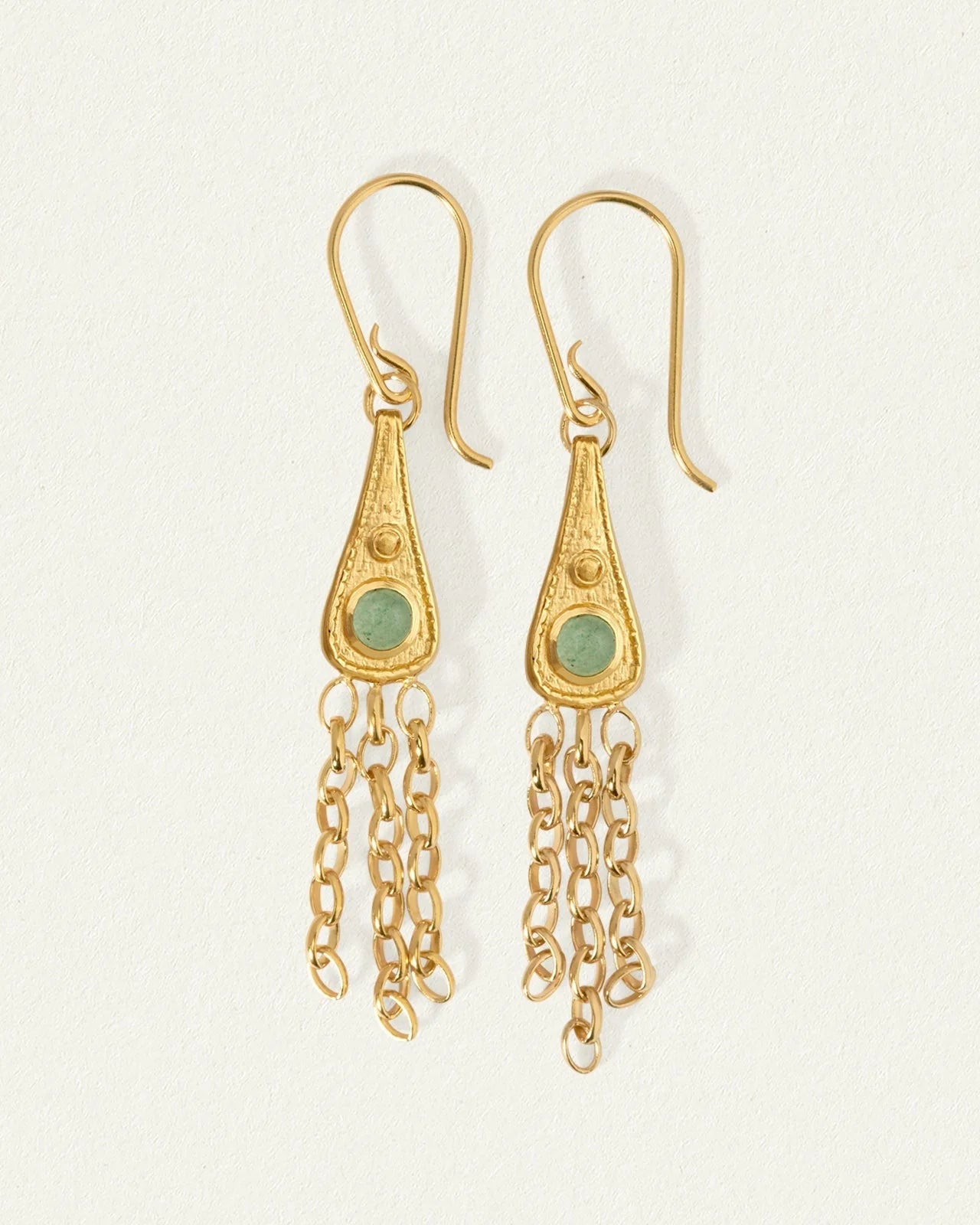 Temple Of The Sun - Talis Earrings Gold