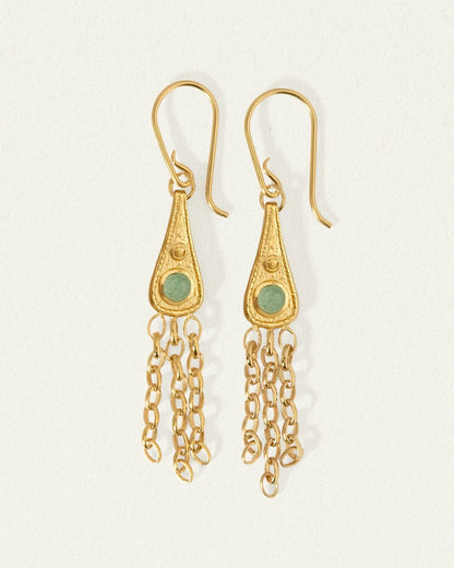 Temple Of The Sun - Talis Earrings Gold