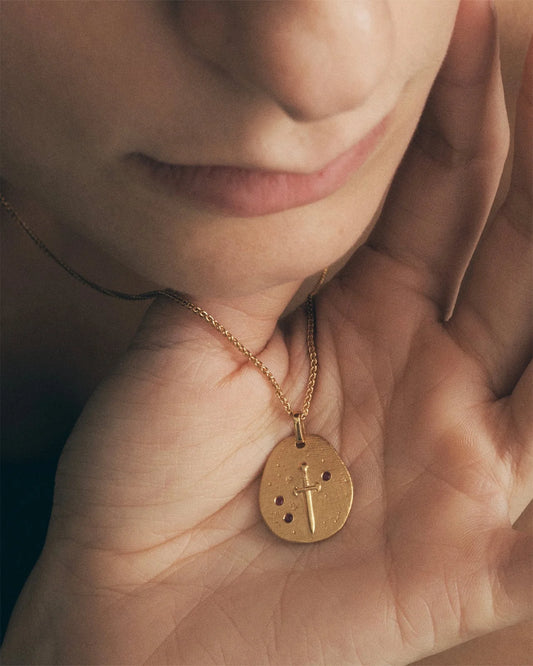 Temple of the Sun - Valor Necklace Ruby - Gold