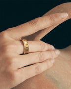 Temple of the Sun - Valor Ring Ruby - Gold