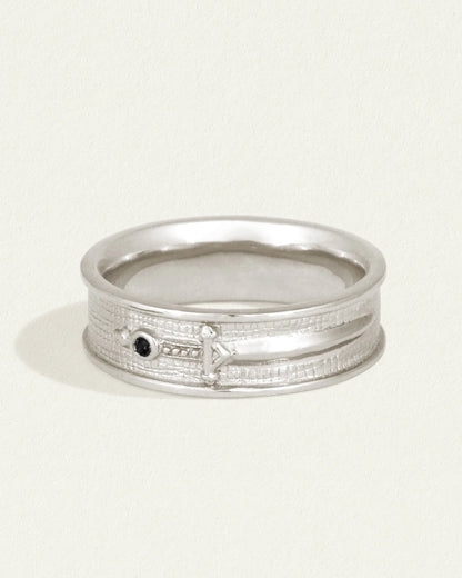 Temple of the Sun - Valor Ring Spinel - Silver