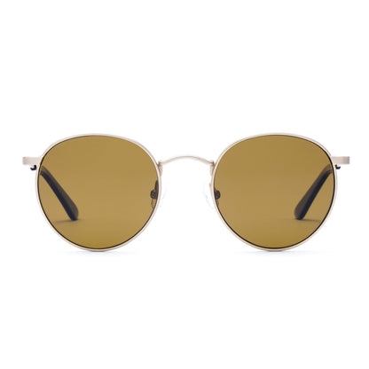 Otis - Flint - Brushed Gold/Brown