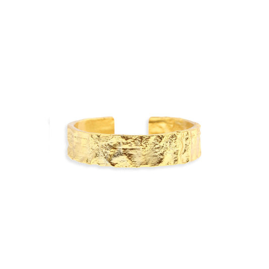 Arms Of Eve - Eros Gold Textured Ring - Medium