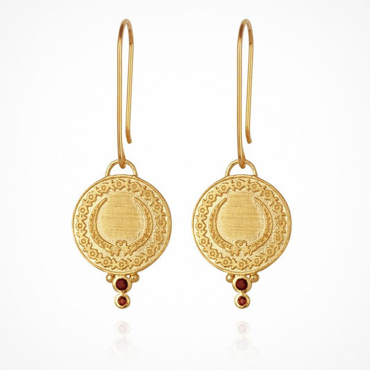 Temple Of The Sun - Ariana - Earrings Gold