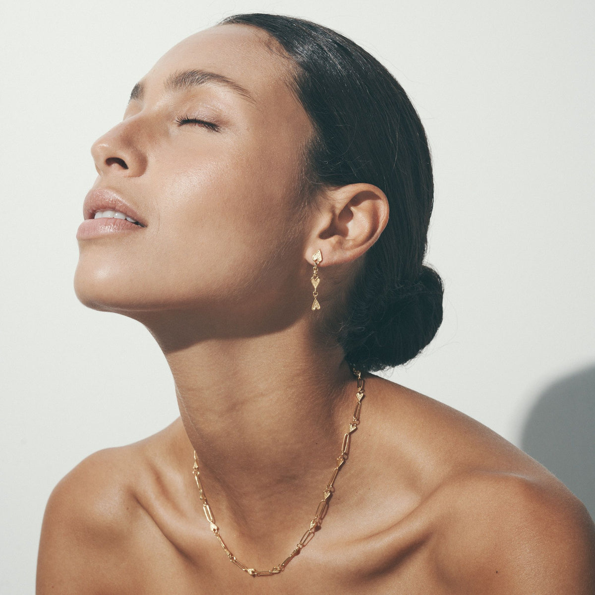 Temple of the Sun - Amore Earrings - Gold