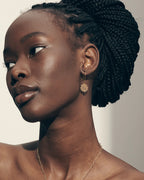 Temple Of The Sun - Arinna Earrings - Sapphire / Gold