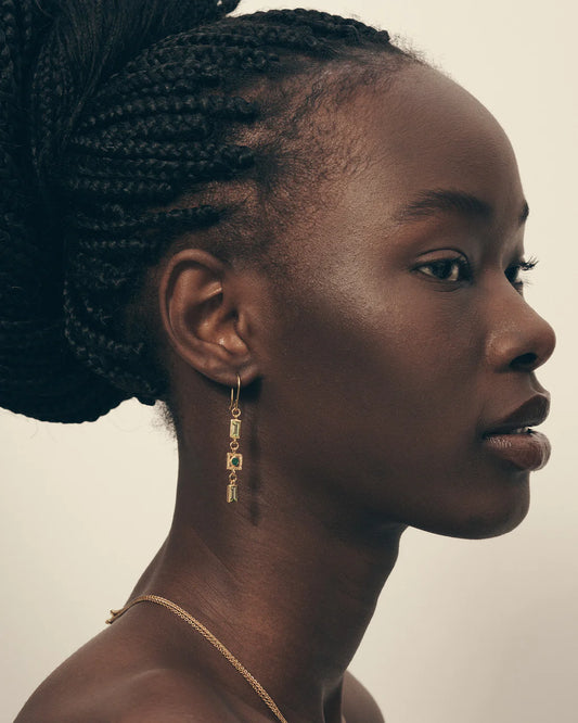 Temple Of The Sun - Florence Earrings - Gold