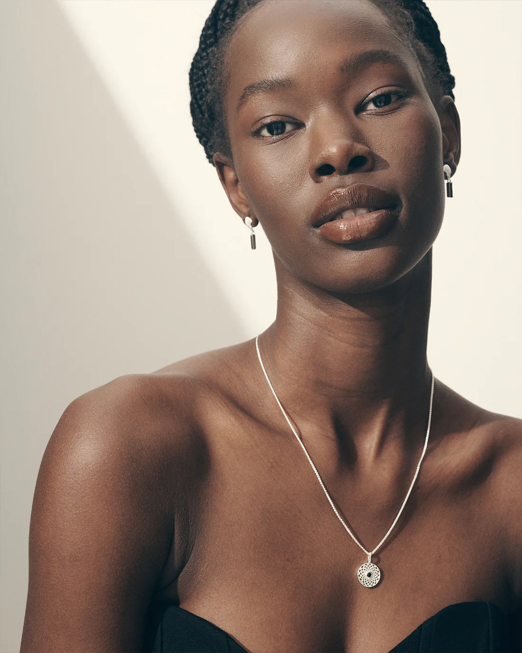 Temple Of The Sun - Serene Necklace - Sapphire / Silver