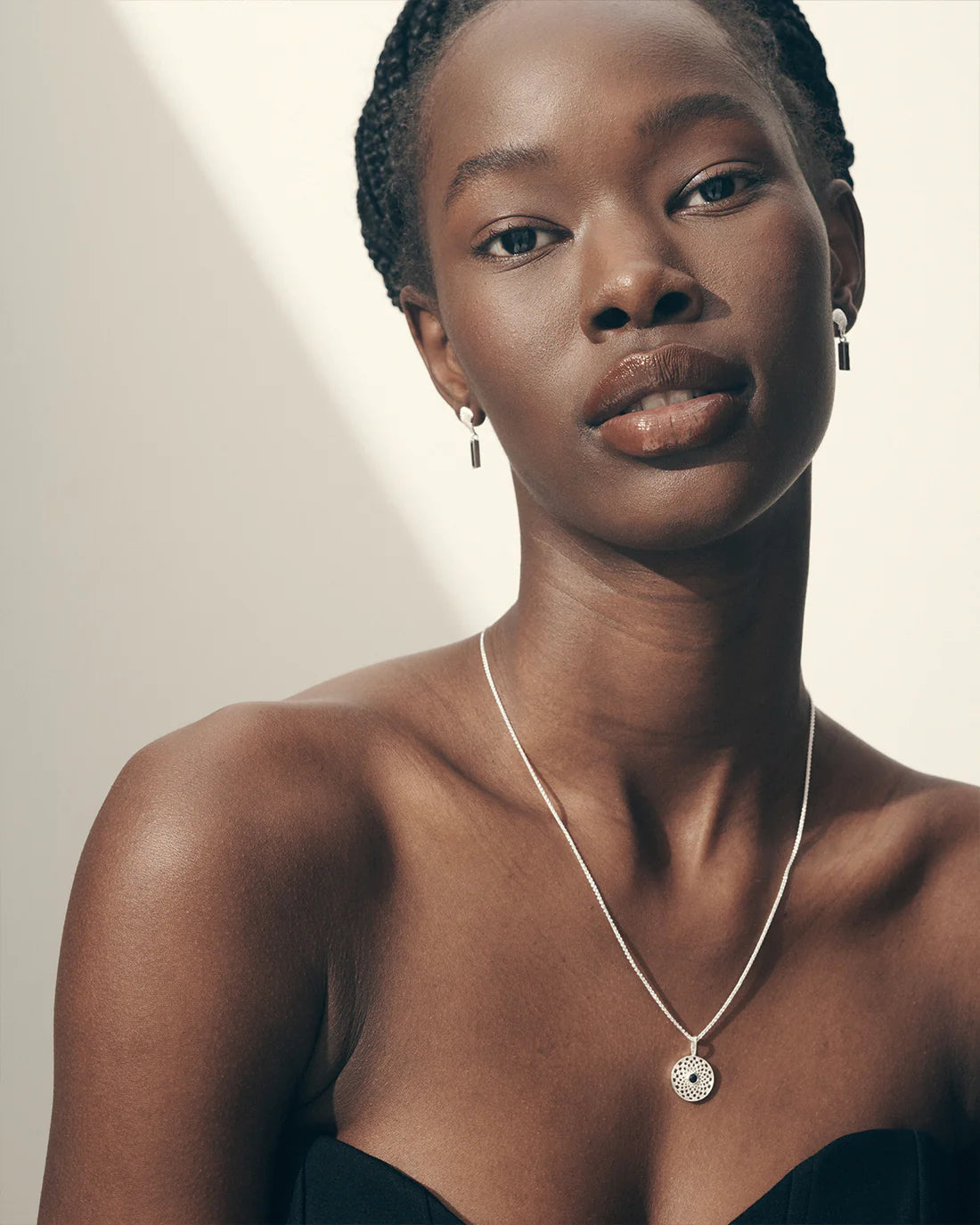 Temple Of The Sun - Serene Necklace - Sapphire / Silver