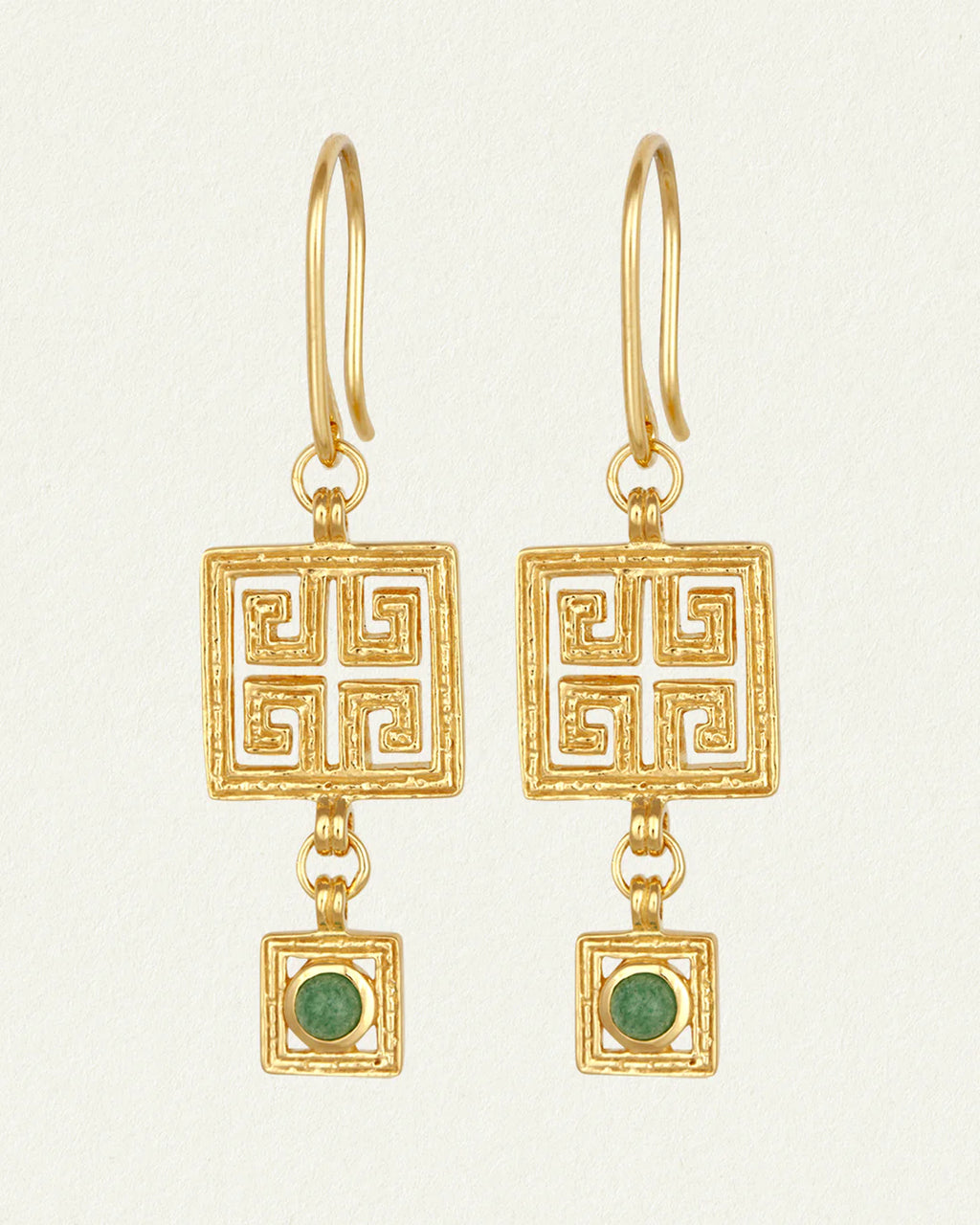Temple Of The Sun - Calise Earrings - Gold